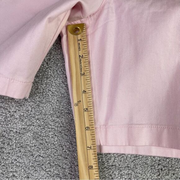 J. Crew Flex Chino Shorts Men’s 36 Pink Flat Front 7” Inseam Preppy - Picture 10 of 11